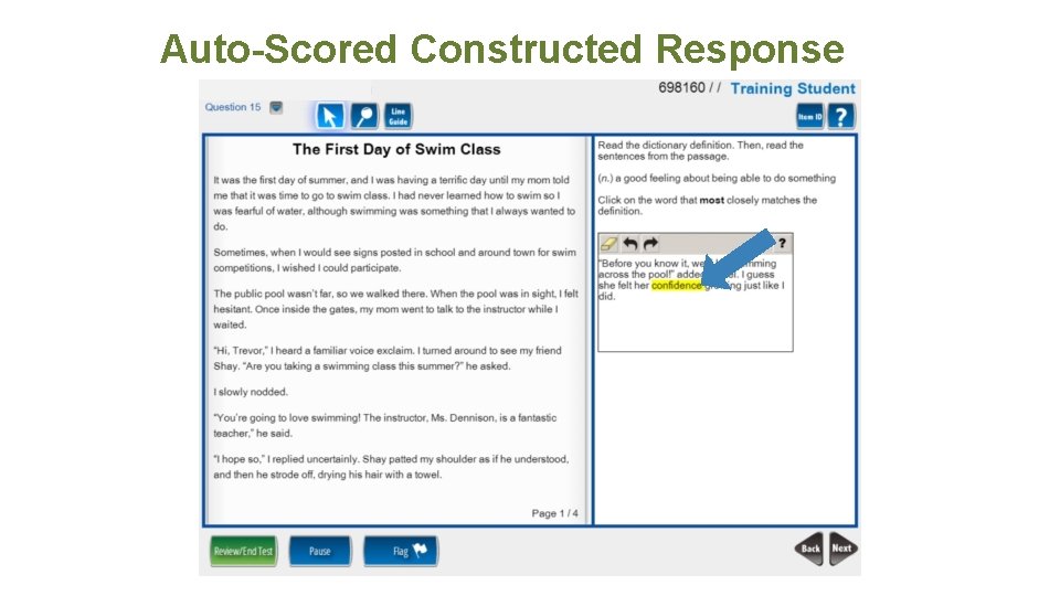 Auto-Scored Constructed Response 