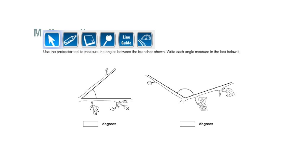 Mathematics Protractor Tool 