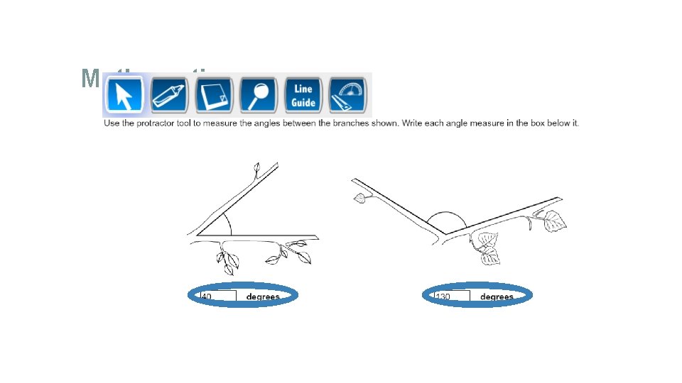 Mathematics Protractor Tool 