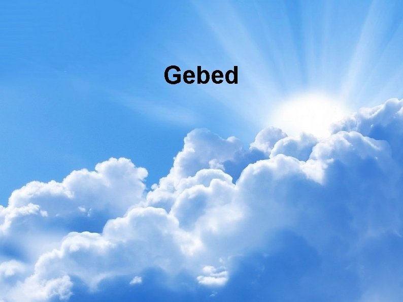 Gebed 