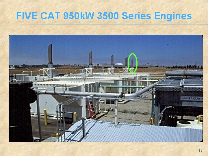 FIVE CAT 950 k. W 3500 Series Engines 12 