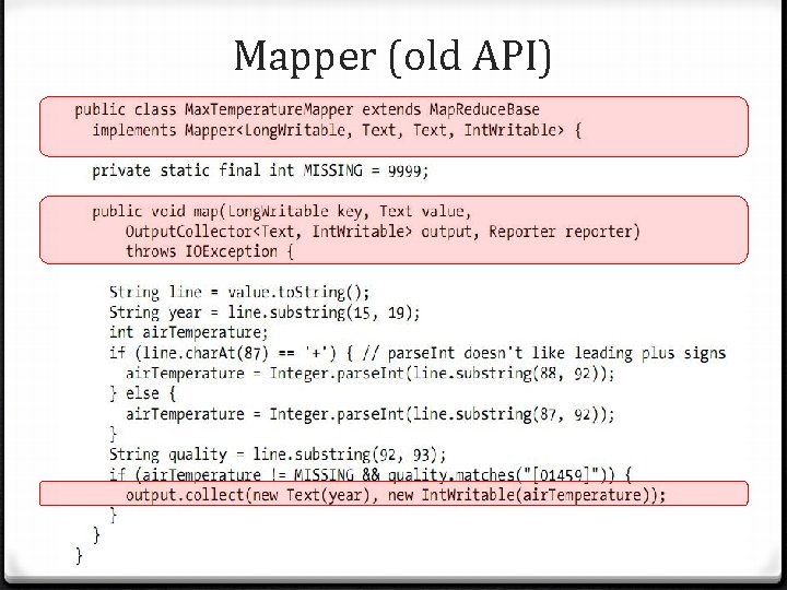 Mapper (old API) 