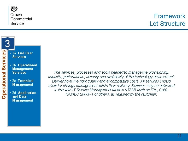  • 3 c. Technical Management • 3 d. Application and Data Management Programmes