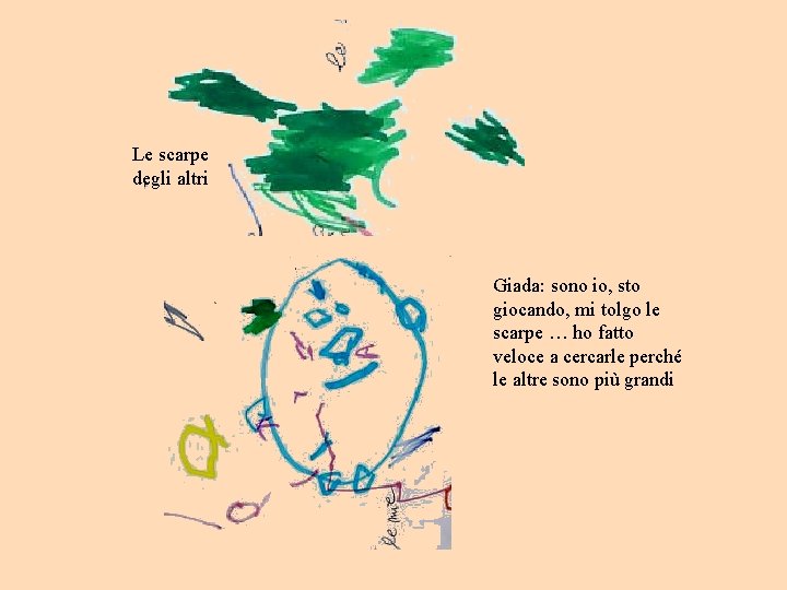 Le scarpe degli altri Giada: sono io, sto giocando, mi tolgo le scarpe …