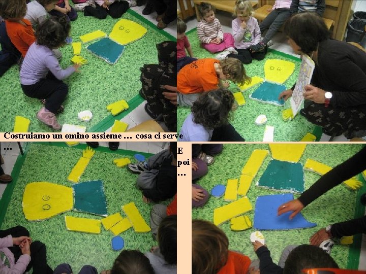 Costruiamo un omino assieme … cosa ci serve … E poi … 