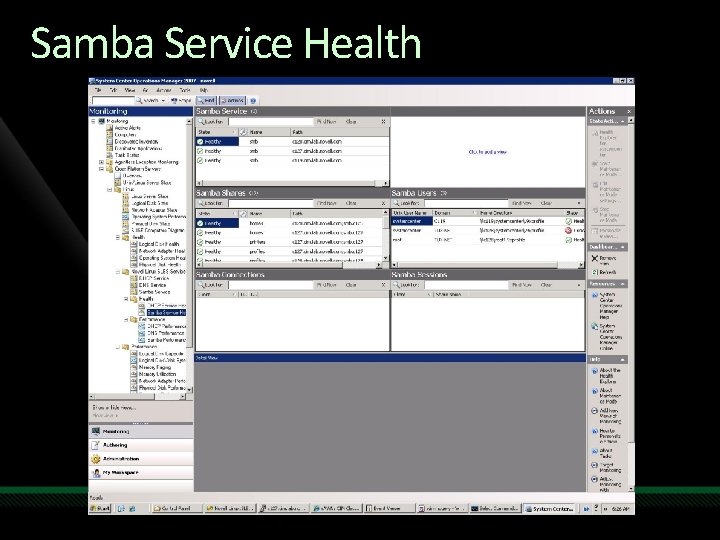 Samba Service Health 