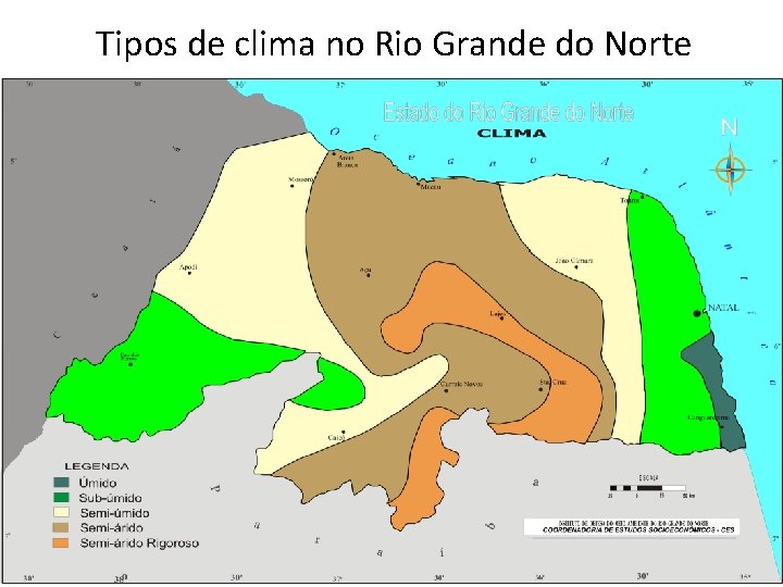 Tipos de clima no Rio Grande do Norte 