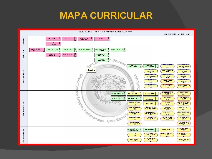 MAPA CURRICULAR 