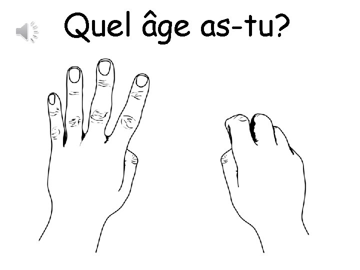 Quel âge as-tu? 