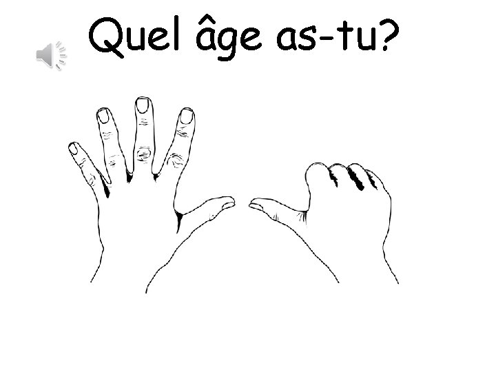 Quel âge as-tu? 