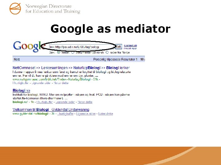 Google as mediator 