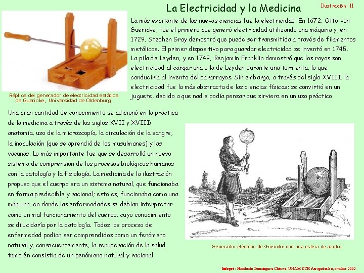 La Electricidad y la Medicina Ilustración: 11 La más excitante de las nuevas ciencias