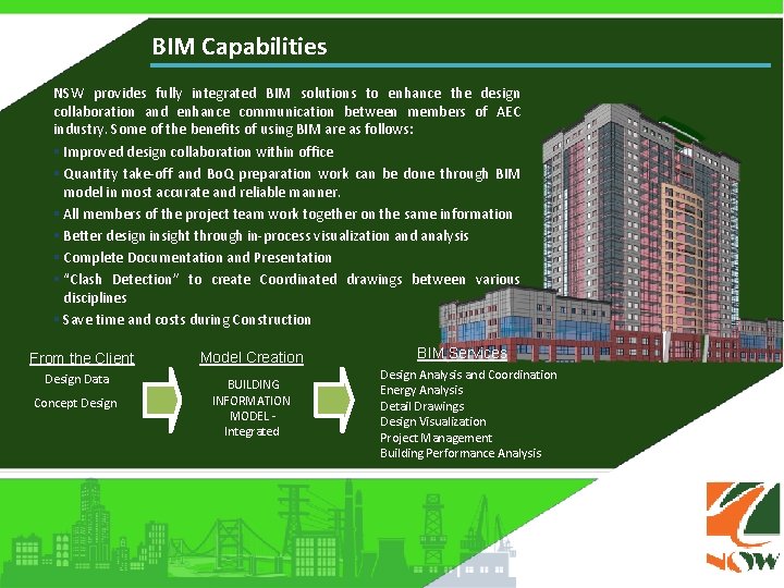BIM Capabilities NSW provides fully integrated BIM solutions to enhance the design collaboration and
