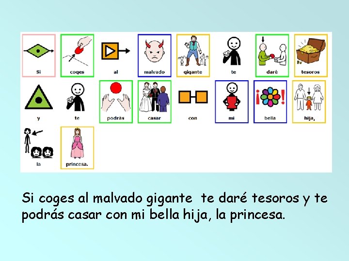Si coges al malvado gigante te daré tesoros y te podrás casar con mi Si coges al malvado gigante te daré tesoros y te podrás casar con mi