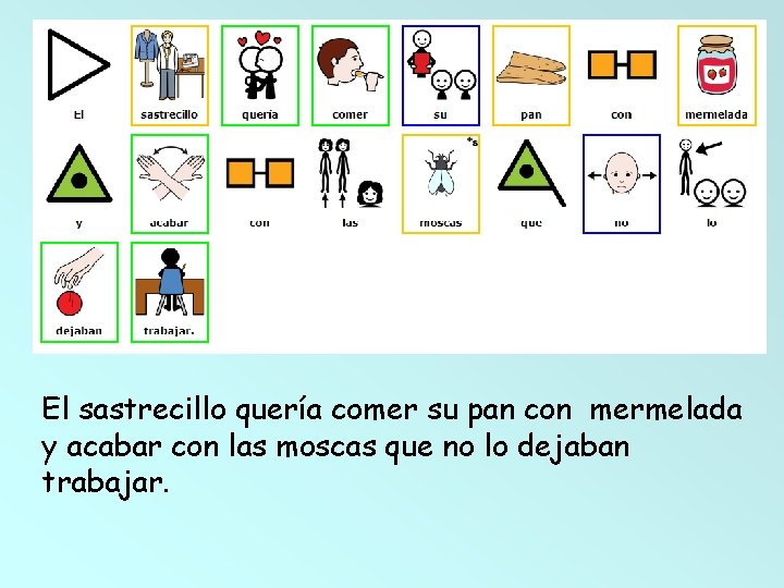El sastrecillo quería comer su pan con mermelada y acabar con las moscas que El sastrecillo quería comer su pan con mermelada y acabar con las moscas que