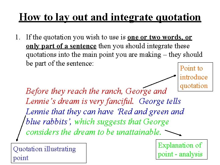 How to lay out and integrate quotation 1. If the quotation you wish to How to lay out and integrate quotation 1. If the quotation you wish to