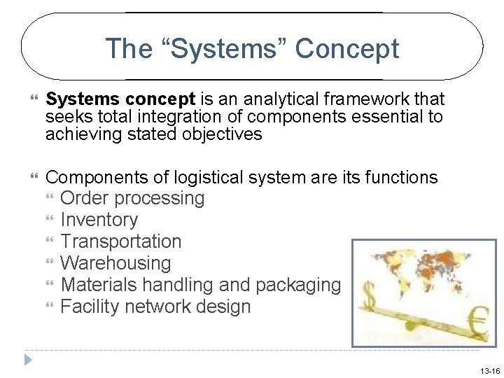 The “Systems” Concept Systems concept is an analytical framework that seeks total integration of