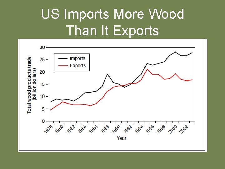 US Imports More Wood Than It Exports 