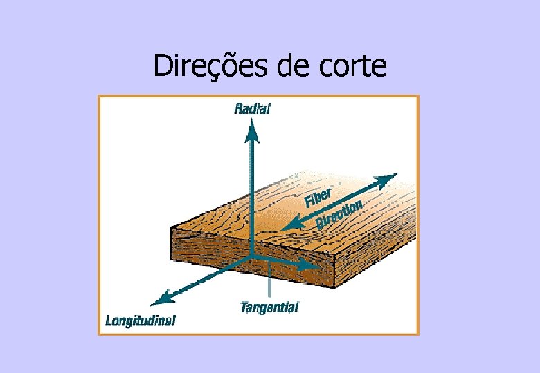 Direções de corte 