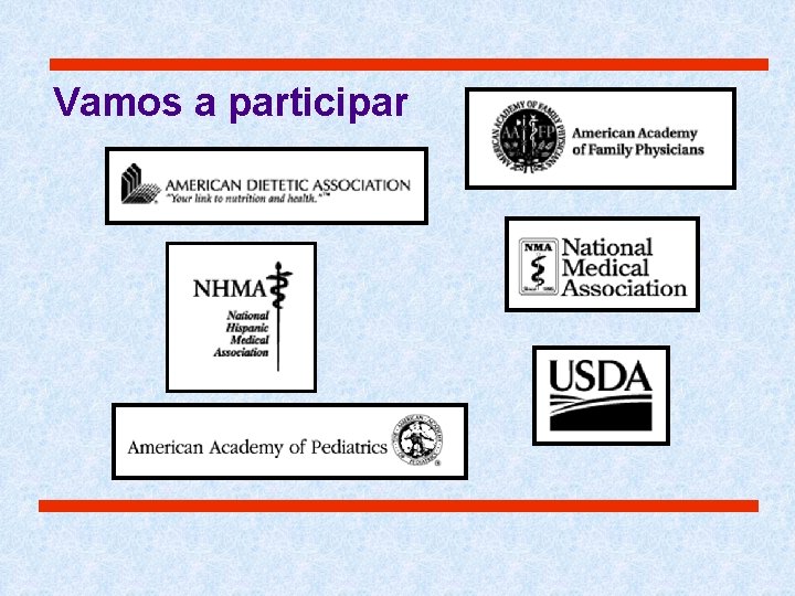 Vamos a participar Vamos a participar