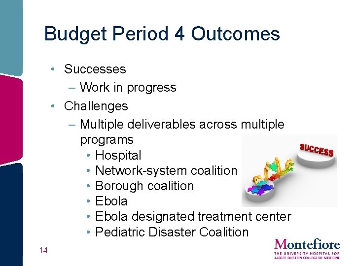 Budget Period 4 Outcomes • Successes – Work in progress • Challenges – Multiple Budget Period 4 Outcomes • Successes – Work in progress • Challenges – Multiple