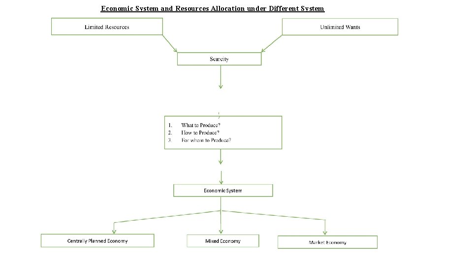 Economic System and Resources Allocation under Different System  / 