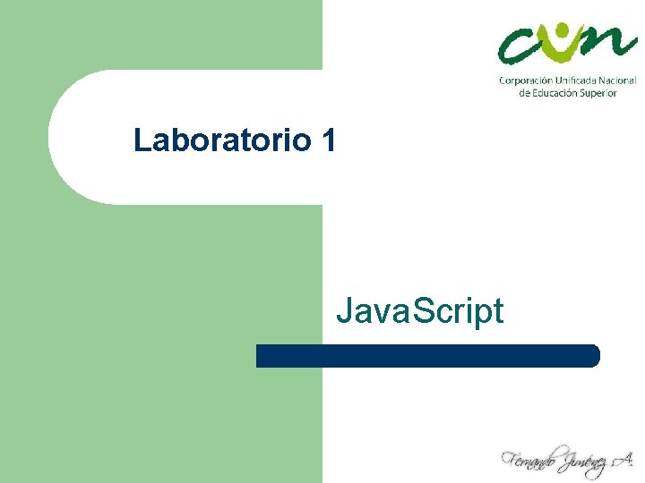 Laboratorio 1 Java. Script 