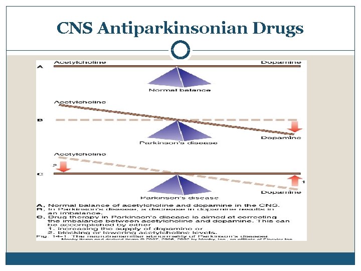 CNS Antiparkinsonian Drugs 
