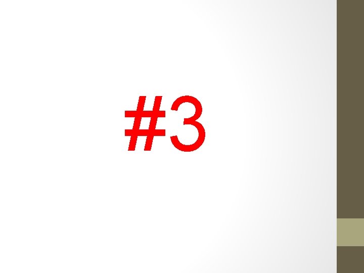 #3 #3