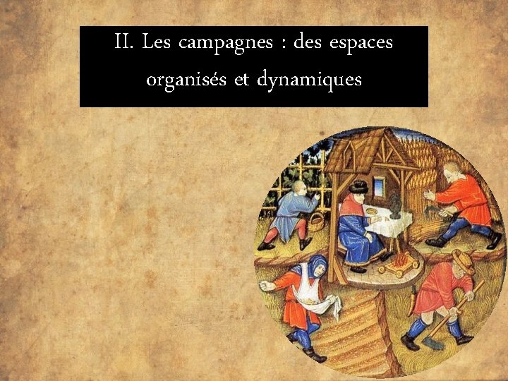 II. Les campagnes : des espaces organisés et dynamiques 