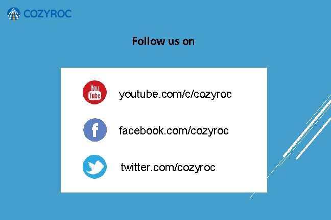 Follow us on youtube. com/c/cozyroc facebook. com/cozyroc twitter. com/cozyroc 