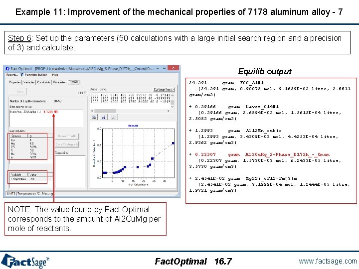 Example 11: Improvement of the mechanical properties of 7178 aluminum alloy - 7 Step