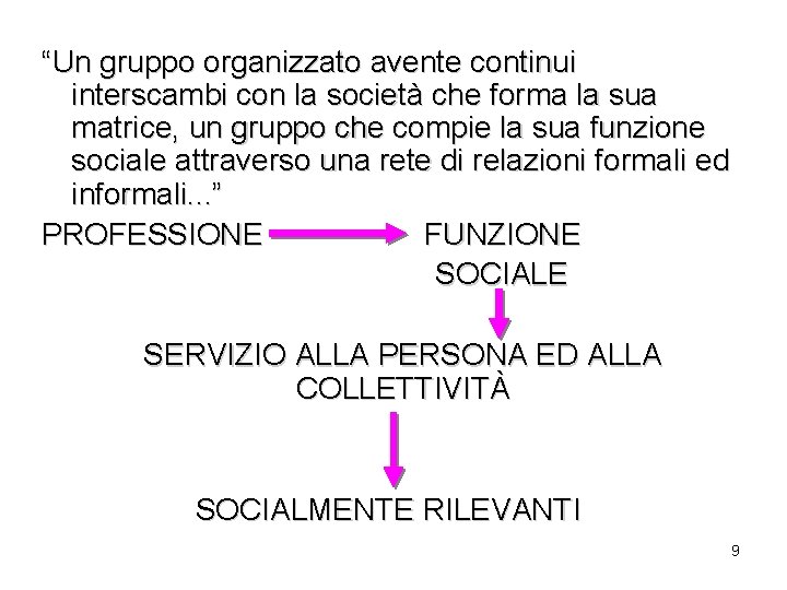 “Un gruppo organizzato avente continui interscambi con la società che forma la sua matrice, “Un gruppo organizzato avente continui interscambi con la società che forma la sua matrice,