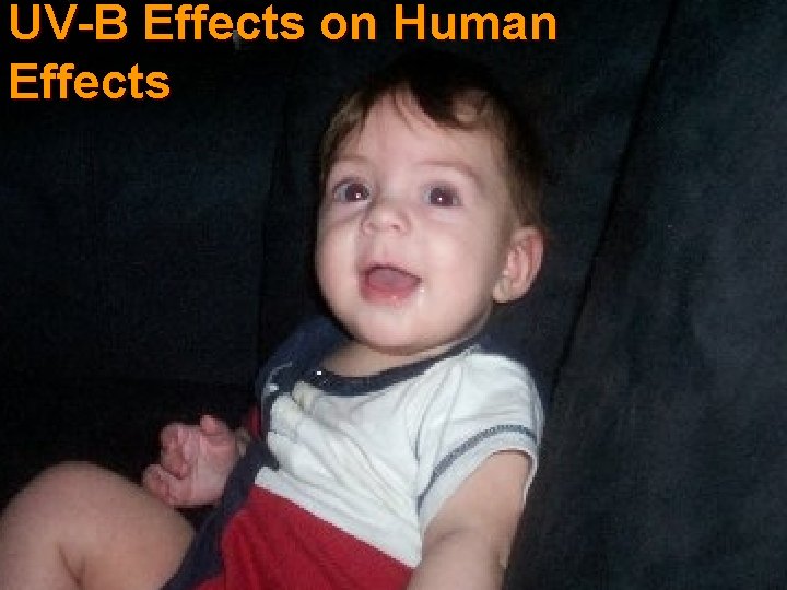 UV-B Effects on Human Effects 