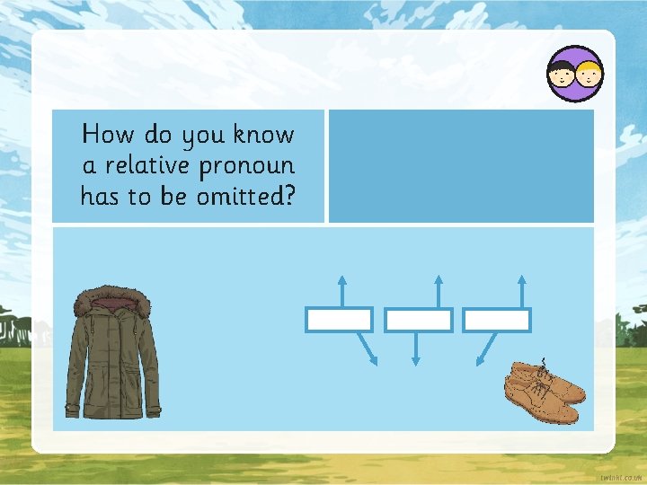 How do you know a relative pronoun has to be omitted? 