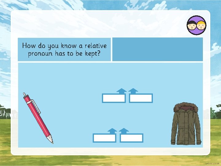 How do you know a relative pronoun has to be kept? 