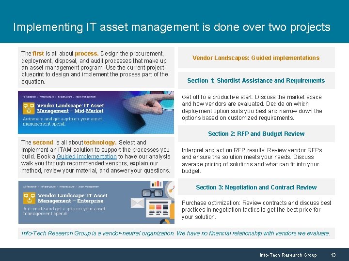 Implementing IT asset management is done over two projects The first is all about Implementing IT asset management is done over two projects The first is all about