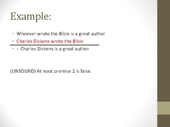 Example: • Whoever wrote the Bible is a great author • Charles Dickens wrote