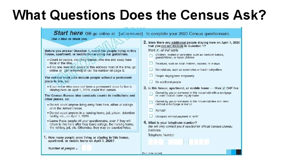 What Questions Does the Census Ask? 