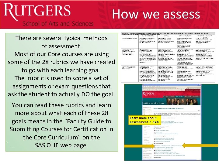 Optional Presentation Title How we assess There are several typical methods of assessment. Most