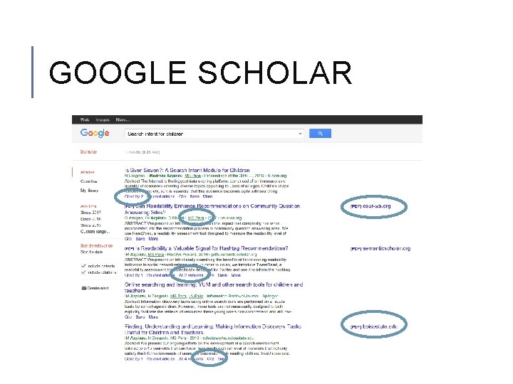 GOOGLE SCHOLAR 