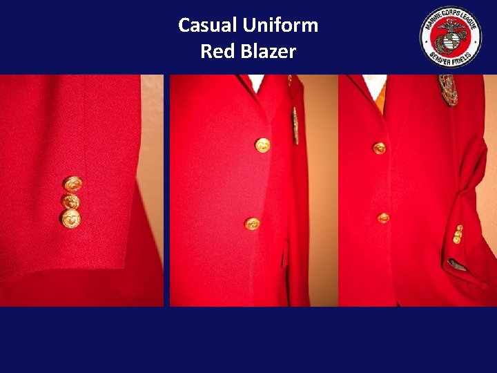 Casual Uniform Red Blazer 