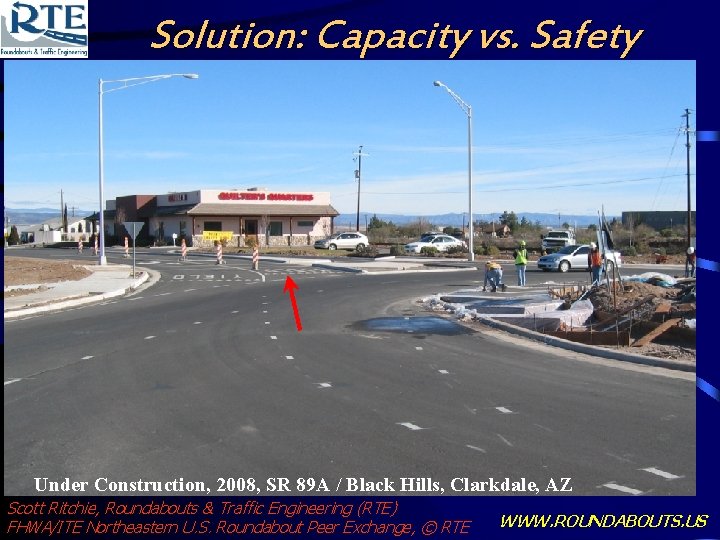 Solution: Capacity vs. Safety Under Construction, 2008, SR 89 A / Black Hills, Clarkdale,