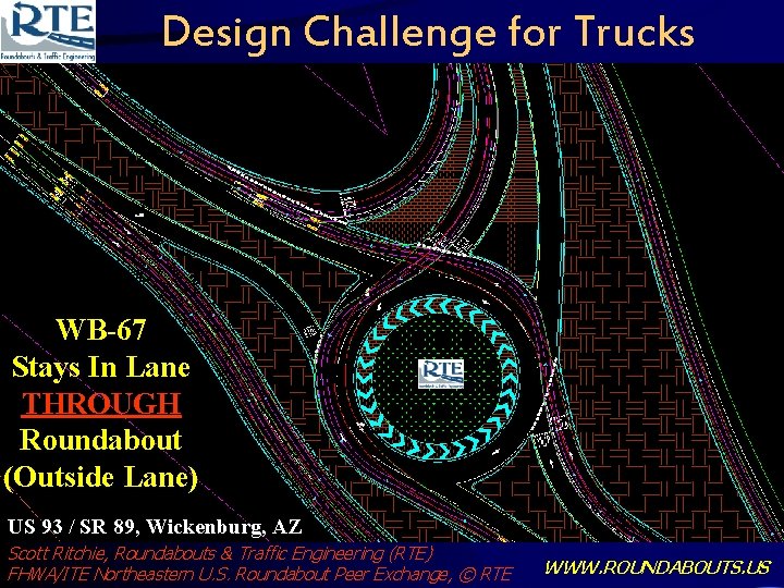 Design Challenge for Trucks Wickenburg US 93/SR 89 STAYING IN LANE ALL THE WAY