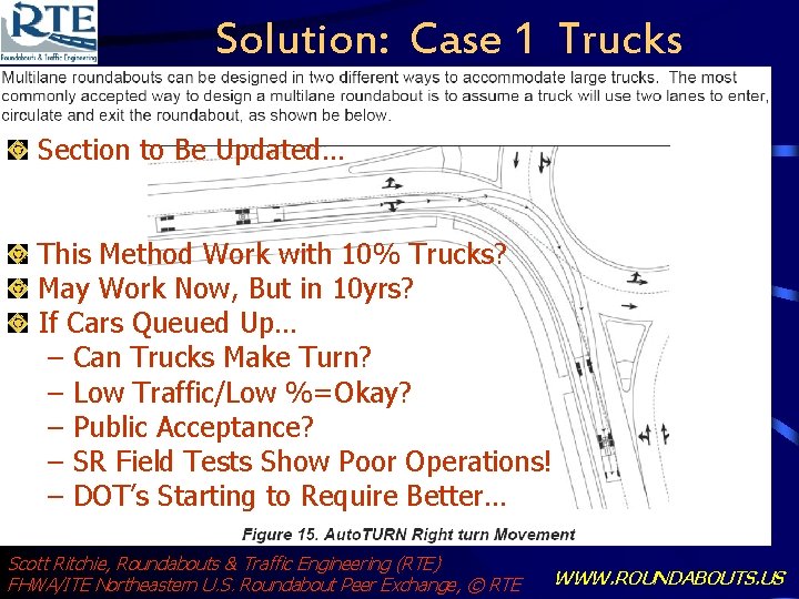 Solution: Case 1 Trucks Section to Be Updated… This Method Work with 10% Trucks?