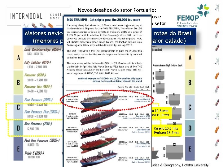 Novos desafios do setor Portuário: alterações dos marcos regulatórios e impactos para o desempenho