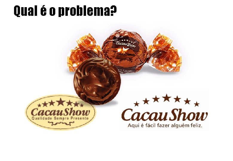 Qual é o problema? 