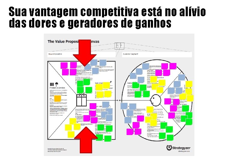 Sua vantagem competitiva está no alívio das dores e geradores de ganhos 