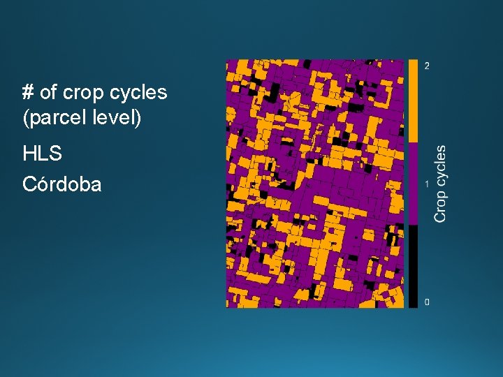 # of crop cycles (parcel level) HLS Córdoba 