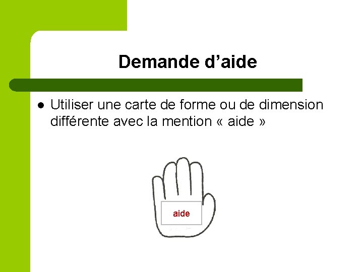 Demande d’aide l Utiliser une carte de forme ou de dimension différente avec la